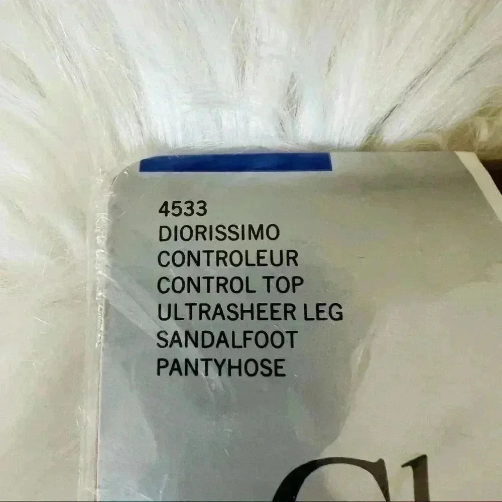 Vintage Christian Dior Pantyhose Caramel Sz 2 - Picture 6 of 6